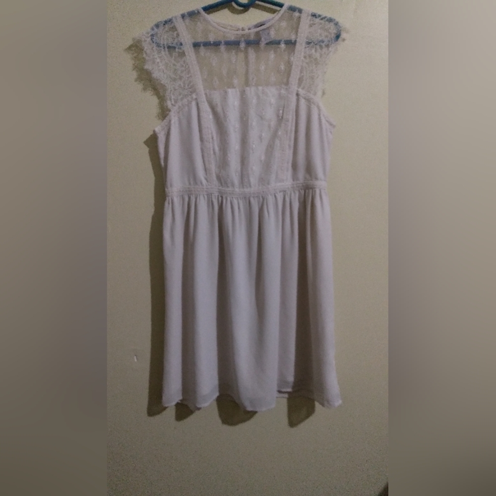 white dress